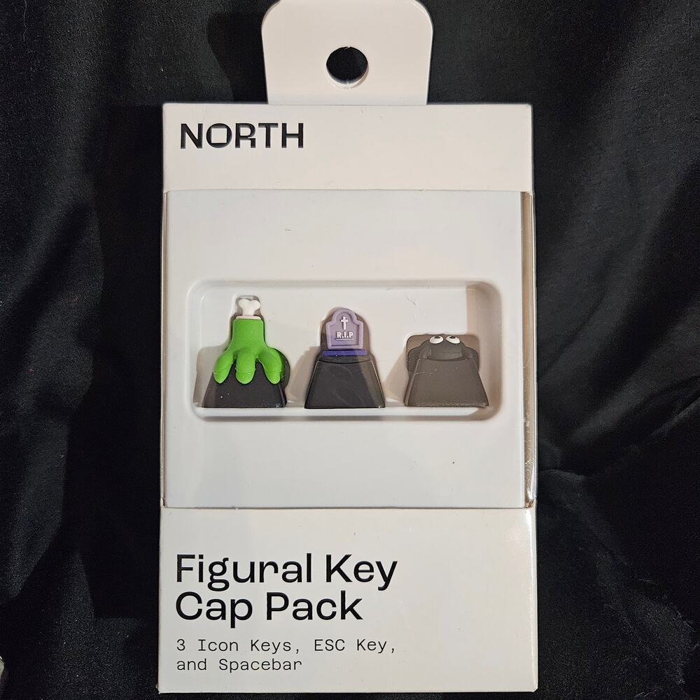 Figural Key cap Halloween pack 3 Icon keys, esc key, and spacebar